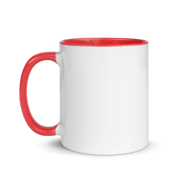 i heart hot moms coffee cup red and white
