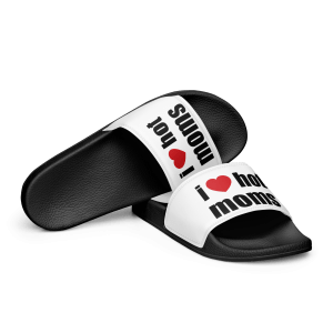 I Love Hot Moms - Men's Slide Sandals
